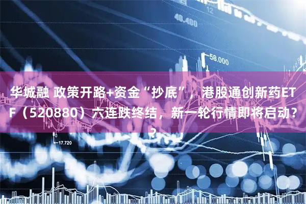 华城融 政策开路+资金“抄底”，港股通创新药ETF（520880）六连跌终结，新一轮行情即将启动？