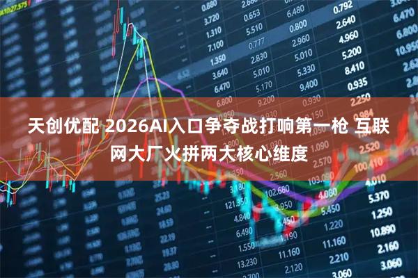 天创优配 2026AI入口争夺战打响第一枪 互联网大厂火拼两大核心维度